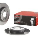 2X Genuine Brembo 280mm Rear Solid Brake Discs 08.7288.11 – VW Transporter T4
