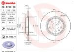 2X Genuine Brembo 256mm Front Vented Brake Discs – A1 Ibiza Leon Golf Bora Polo - Image 2