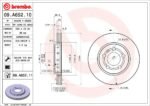 2X Brembo 256mm Rear Vented Brake Discs 09.A652.11 – S3 TT VRS GTI – 8L0615601 - Image 2