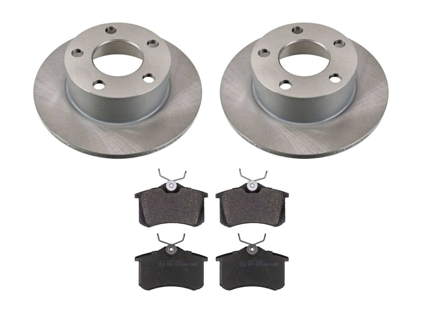0907516488.jpg Rear Brake Discs & Pads Kit 244mm – Audi A6 C5 – VW Passat B5 – Skoda Superb - Image 1