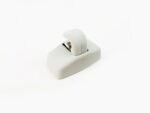 1 x Sun Visor Hook Clip Bracket – Grey – VW SEAT SKODA [1997-2015] 3B0857561B - Image 3