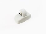 1 x Sun Visor Hook Clip Bracket – Grey – VW SEAT SKODA [1997-2015] 3B0857561B