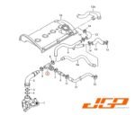 1.8T Breather Vent Hose Tee – 150 180 225 A3 TT Golf Bora Leon Octavia 06A103247 - Image 4