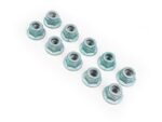 10 X OE Standard Hex Collar Nuts – M12 X 1.5 – Audi VW Seat Skoda – N10106402