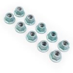 10 X OE Standard Hex Collar Nuts – M12 X 1.5 – Audi VW Seat Skoda – N10106402