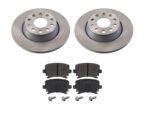 2X Rear Brake Discs & Pads Set – 282mm – A3 Golf MK5 MK6 Jetta Leon Octavia