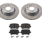 2X Rear Brake Discs & Pads Set – 282mm – A3 Golf MK5 MK6 Jetta Leon Octavia