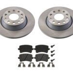 Rear Brake Discs & Pads Kit 282mm – VW Passat B6 B7 CC Tiguan Sharan Audi Q3