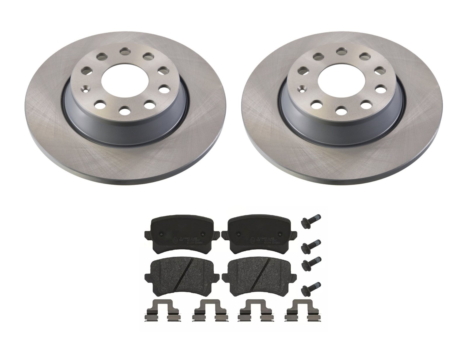 10819416991.jpg Rear Brake Discs & Pads Kit 282mm – VW Passat B6 B7 CC Tiguan Sharan Audi Q3 - Image 1