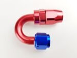 180 Degree Braided Hose End Fast Flow Fitting JIC AN-6 AN-8 AN-10 / AN6 AN8 AN10
