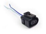 2 Pin Connector Plug Socket Wiring Loom Harness 1J0973722 VW Audi Seat Skoda