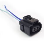 2 Pin Connector Plug Socket Wiring Loom Harness 1J0973722 VW Audi Seat Skoda
