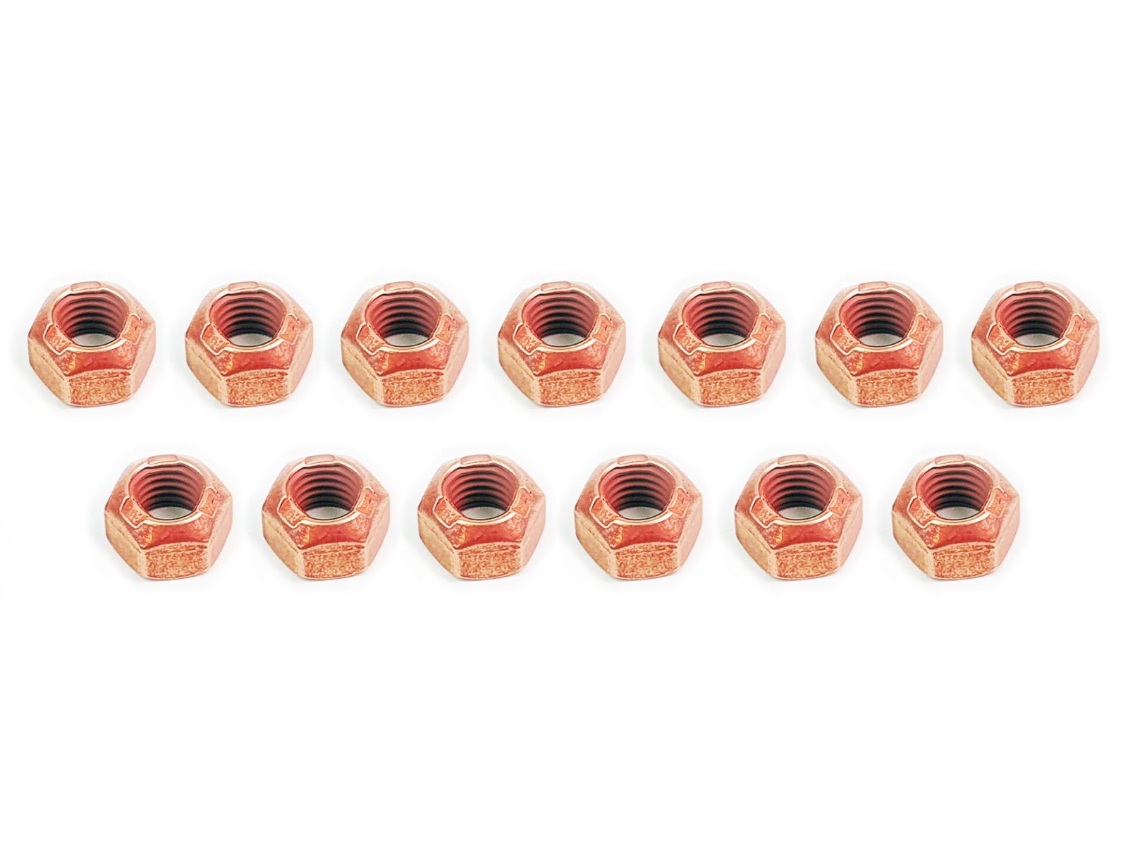 20210327_120012.jpg 13 X OE Copper Exhaust Manifold Nuts – M8 X 1.25 – Audi VW Seat Skoda N90085001 - Image 1