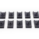 10 X Body Panel Retaining Clip Speed Nuts M6 x 23.4mm Audi VW Skoda – N90168604