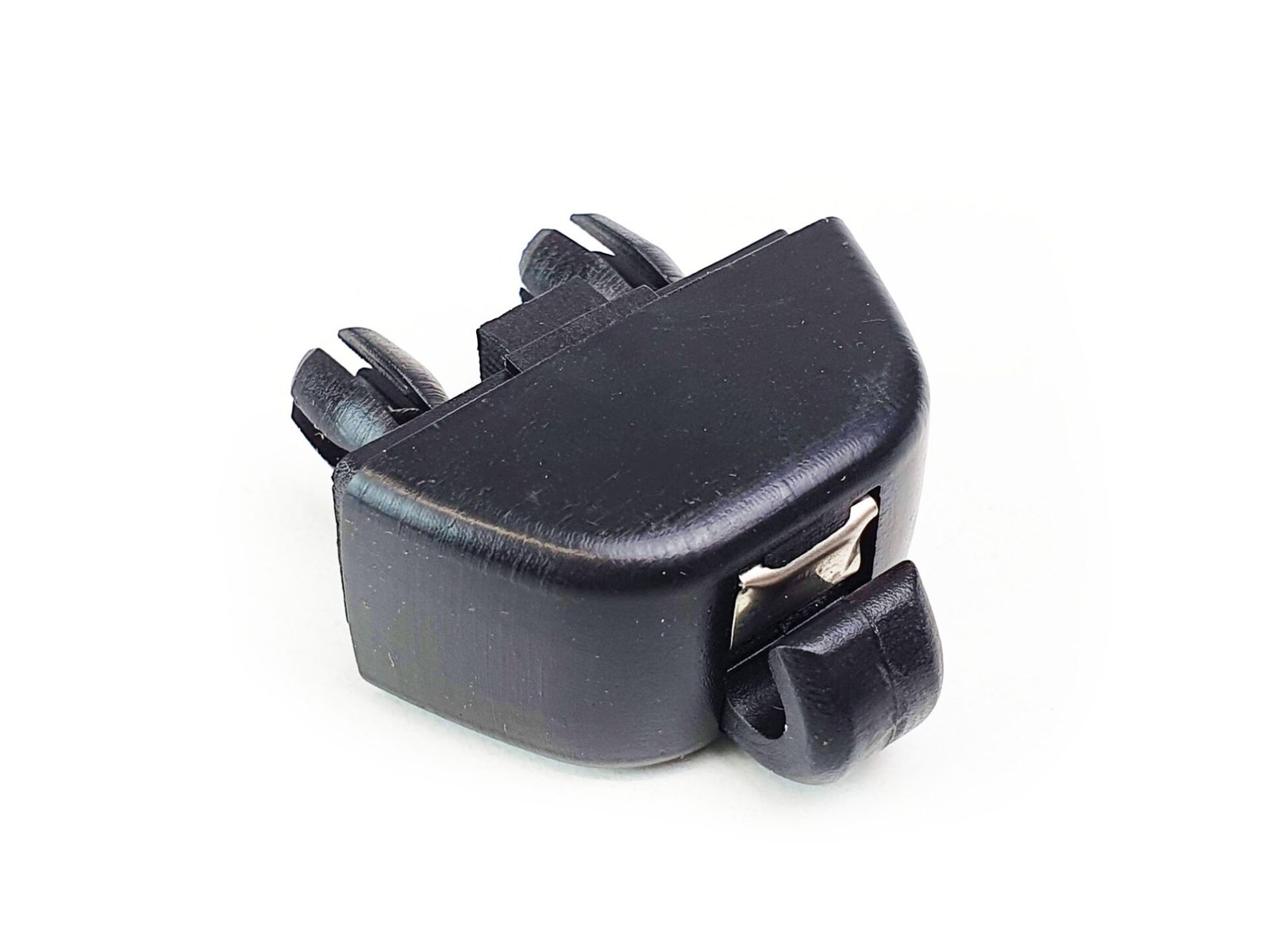 20210603_110205.jpg Black Sun Visor Hook Clip Bracket – For VW Polo 6R 6C UP! Mii Citygo 6R0857561 - Image 1