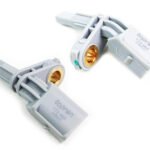 ABS Wheel Speed Rotation Sensors Left & Right Pair VW Audi Seat 7L0927807B /808N