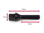 Extended Wheel Nut Stud Bolt BMW 1 3 5 6 7 Series Z3 Z4 – M12 x 1.5 – 45mm - Image 4