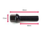 Extended Wheel Nut Stud Bolt – For VW Audi Seat Skoda M14 x 1.5 45mm Ball Seat - Image 4