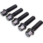 5X Extended Wheel Nut Stud Bolts – For VW Audi Seat Skoda M14 x 1.5 45mm Ball Seat
