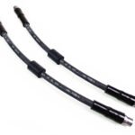 2X Brake Hoses Pipe Lines – Front Left & Right – Audi A8 4E [03-10] 355mm 4E0611707C