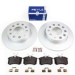 Meyle PD Rear Brake Discs & Pads Set 253mm x 10mm – VW Golf Jetta Scirocco