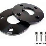 10mm Alloy wheel spacers 4X100 56.1 CB + Extended M12 Bolts Mini R50 R52 R53