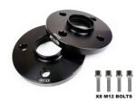 15mm Alloy wheel spacers 4X100 56.1 CB + Extended M12 Bolts Mini R50 R52 R53