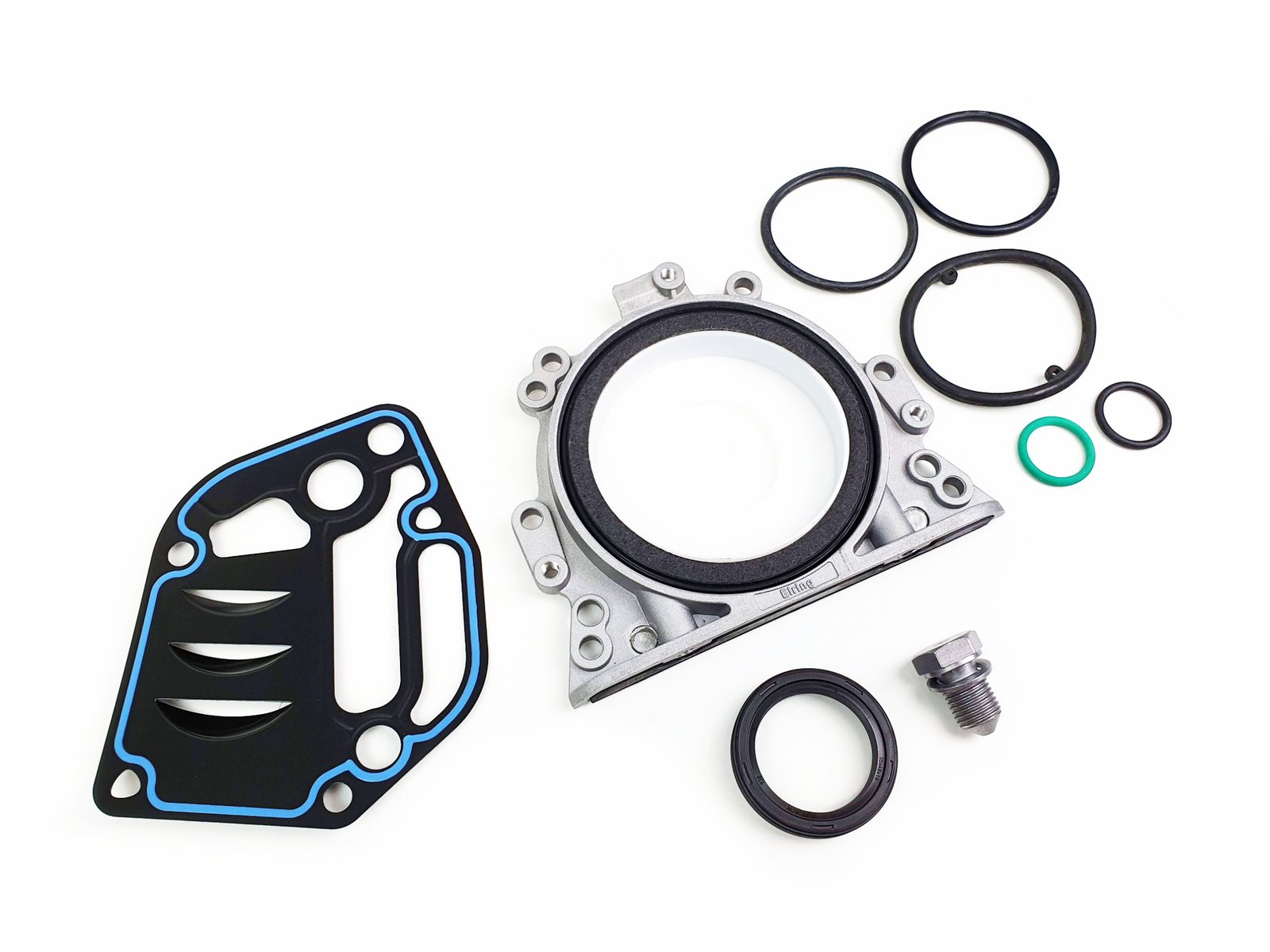 20211127_102139.jpg Elring OE Crankshaft Oil Cooler Gasket Seal Kit – VW Seat Skoda 2.0 Petrol - Image 1