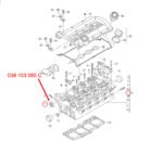 Elring Intermediate Crankshaft Camshaft Seal Ring Audi VW Seat Skoda 038103085C - Image 3