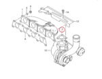 Elring OE Turbocharger Manifold Gasket1.8T 225 – Audi TT S3 Cupra R 06A253039H - Image 3