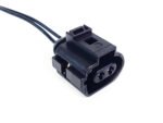Rear Electric Parking Brake Motor Plug Connector Wiring Loom VW Audi 6X0973722G
