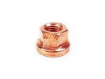10 X Copper Collar Exhaust Manifold Nuts – M8X1.25 Audi VW Seat Skoda N90894601 - Image 3