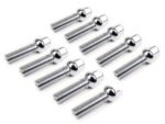 10X Chrome Extended Wheel Nut Stud Bolts – For VW Audi Seat Skoda M14 x 1.5 45mm Ball Seat