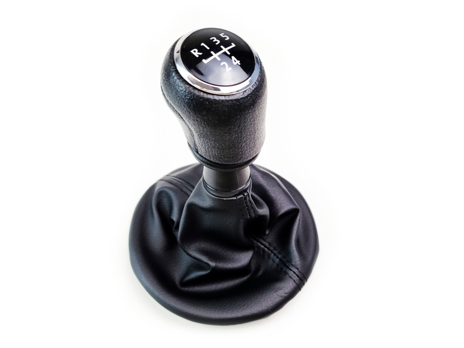 20220531_103609.jpg 5 / 6 Speed Gear Knob & Gaiter set for VW Transporter T5 Van Bus Caravelle - Image 1