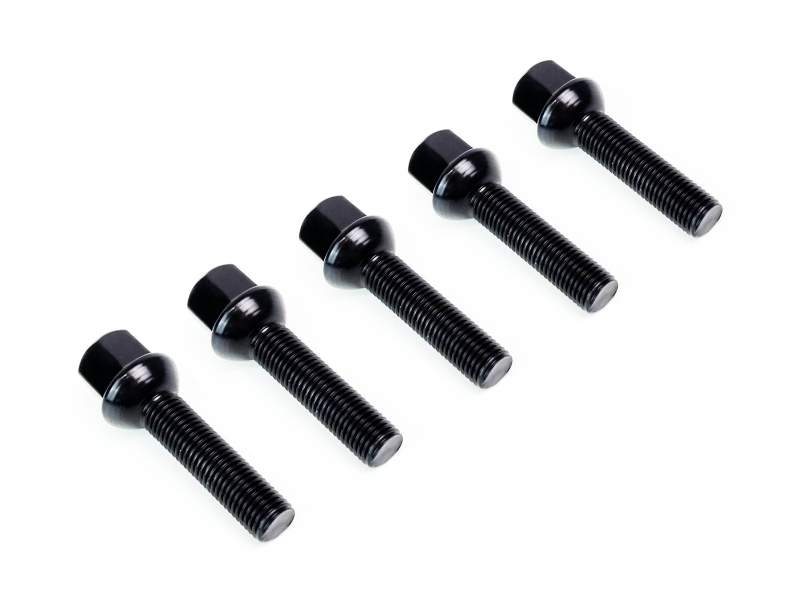 20220531_120727-1.jpg 5X Extended Wheel Nut Stud Bolts – M14x1.25 45mm Ball Seat – BMW Thread VAG Head - Image 1