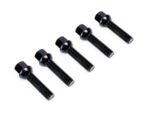 5X Extended Wheel Nut Stud Bolts – Early VW Audi – M12 x 1.5 45mm Ball Seat