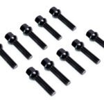 10X Extended Wheel Nut Stud Bolts – Early VW Audi – M12 x 1.5 45mm Ball Seat