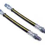 2 x Rear Brake Hoses Lines Left & Right – Audi 80 Seat Ibiza Toledo – 893611775A