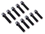 10X Extended Wheel Nut Stud Bolts – BMW M14 x 1.25 45mm Tapered / Conical