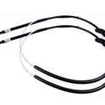 2X Handbrake Cables Rear Left & Right For Golf MK4 Bora A3 Leon Octavia