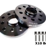 Alloy Wheel Spacers 5×100/112 57.1 20mm + Extended Bolts – VW Audi Seat Skoda