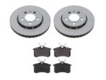 Rear Brake Discs & Pads Kit – 256mm – Audi A3 TT VW Golf Leon Quattro 4Motion