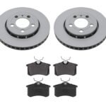Rear Brake Discs & Pads Kit – 256mm – Audi A3 TT VW Golf Leon Quattro 4Motion