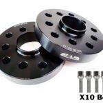 Alloy Wheel Spacers 5×100/112 57.1 25mm + Extended Bolts – VW Audi Seat Skoda