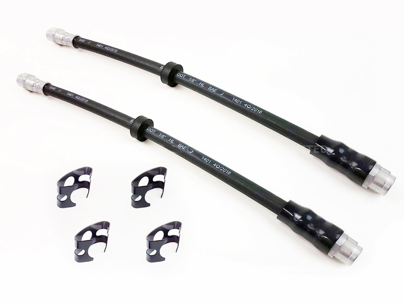 2x-front-brake-hose-lines-clips-left-right-audi-a4-b6-b7-seat-exeo-8e0611707d-6796-p.jpg 2X Front Brake Hose Lines & Clips Left Right Audi A4 B6 B7 Seat Exeo 8E0611707D - Image 1