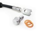 2X Front Brake Hoses Lines Pair – A3 MK1 Golf MK4 Bora Leon Octavia 1J0611701 - Image 3