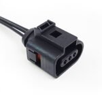 3 Pin Oil Level Sensor Connector Plug Wiring Socket Repair 3D0973703 VW Audi