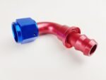 45 Degree Push On Barb Hose End Fast Flow Fuel Fitting JIC AN-6 AN-8 AN-10 - Image 2