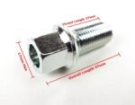 5X OE Standard Wheel Nut Studs Bolts 17mm Hex M14 X 1.5 27mm Audi A3 A4 A6 A8 TT - Image 3