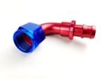 90 Degree Push On Barb Hose End Fast Flow Fuel Fitting JIC AN-6 AN-8 AN-10 - Image 2